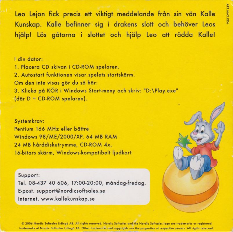 Back Cover for Reader Rabbit's 2nd Grade (Windows) (MAX-sponsored release)