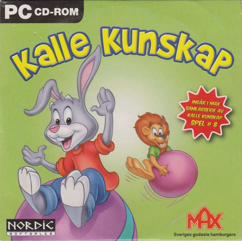 Front Cover for Reader Rabbit: Kindergarten - Bounce Down in Balloon Town! (Windows) (MAX-sponsored release)