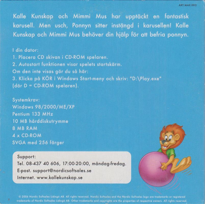 Reader Rabbit's Preschool cover or packaging material - MobyGames