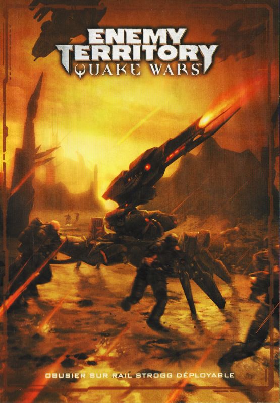 Extras for Enemy Territory: Quake Wars (Limited Collector's Edition) (Windows): Card #9 Front - Obusier sur Rail Strogg Déployable