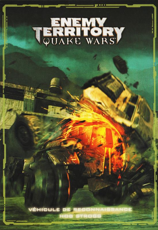 Extras for Enemy Territory: Quake Wars (Limited Collector's Edition) (Windows): Card #7 Front - Véhicule de Reconnaissance Hog Strogg