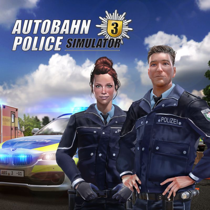 Front Cover for Autobahn Police Simulator 3 (PlayStation 4 and PlayStation 5) (download release)