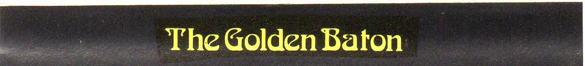 Spine/Sides for The Golden Baton (Commodore 16, Plus/4)