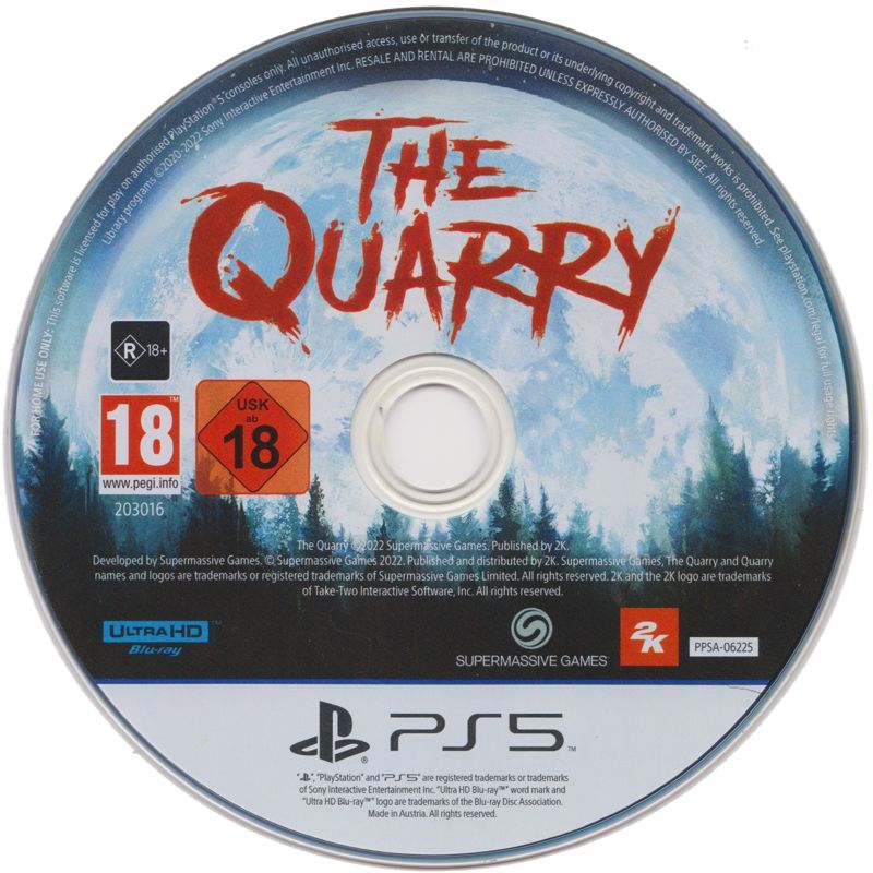 The Quarry cover or packaging material - MobyGames