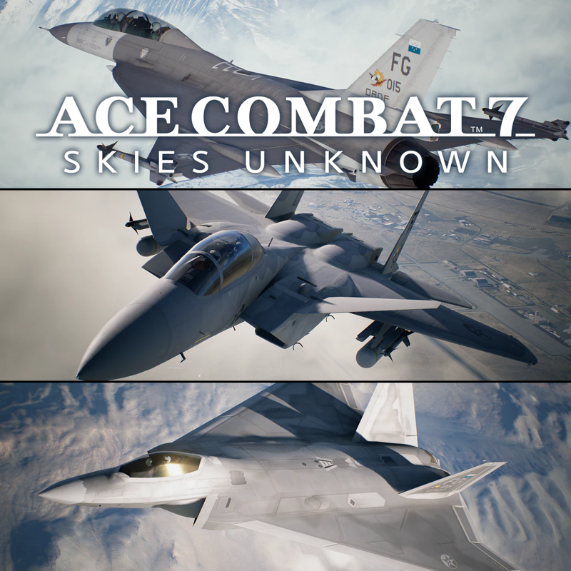 Front Cover for Ace Combat 7: Skies Unknown - 25th Anniversary: Experimental Aircraft Series Set (PlayStation 4) (download release)