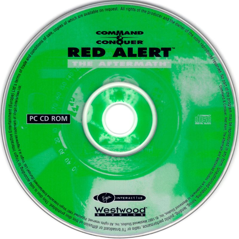 Media for Command & Conquer: Red Alert - The Aftermath (DOS and Windows)