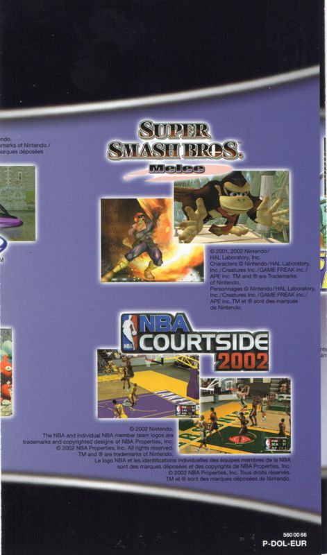 Advertisement for Super Smash Bros.: Melee (GameCube): Catalogue Front