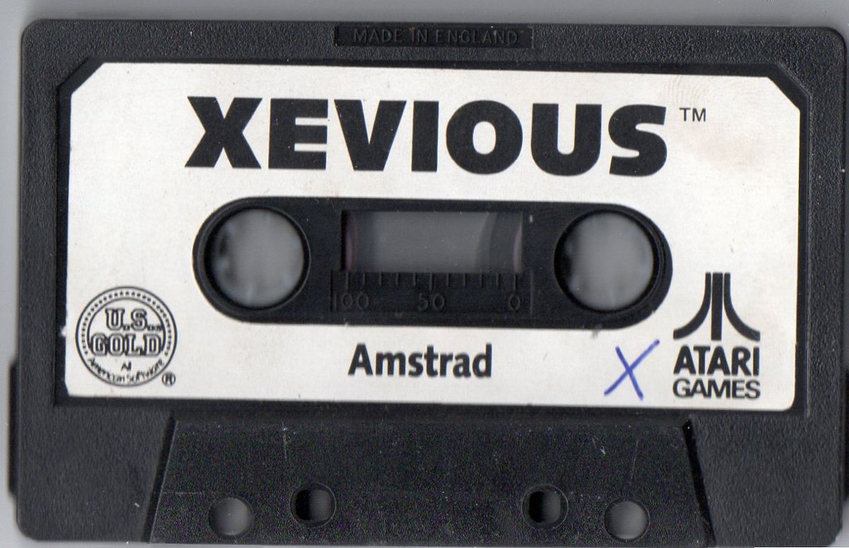 Media for Xevious (Amstrad CPC)