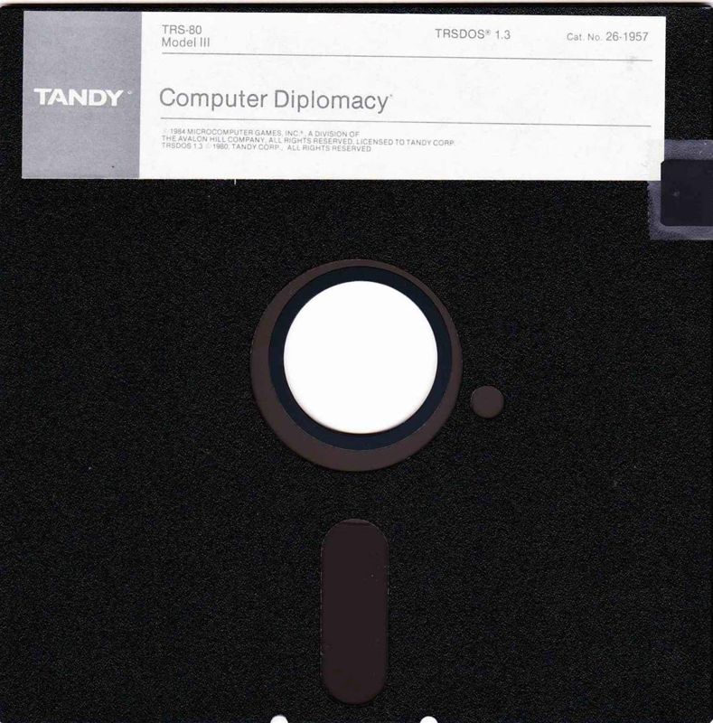 Media for Computer Diplomacy (TRS-80): Disk