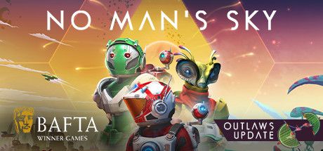 Front Cover for No Man's Sky (Windows) (Steam release): April 2022, Outlaws update, with BAFTA accolade