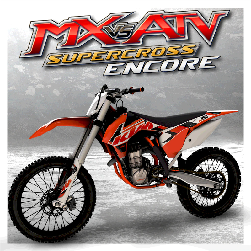 Front Cover for MX vs. ATV Supercross Encore: 2015 KTM 450 SX-F MX (PlayStation 4) (download release)