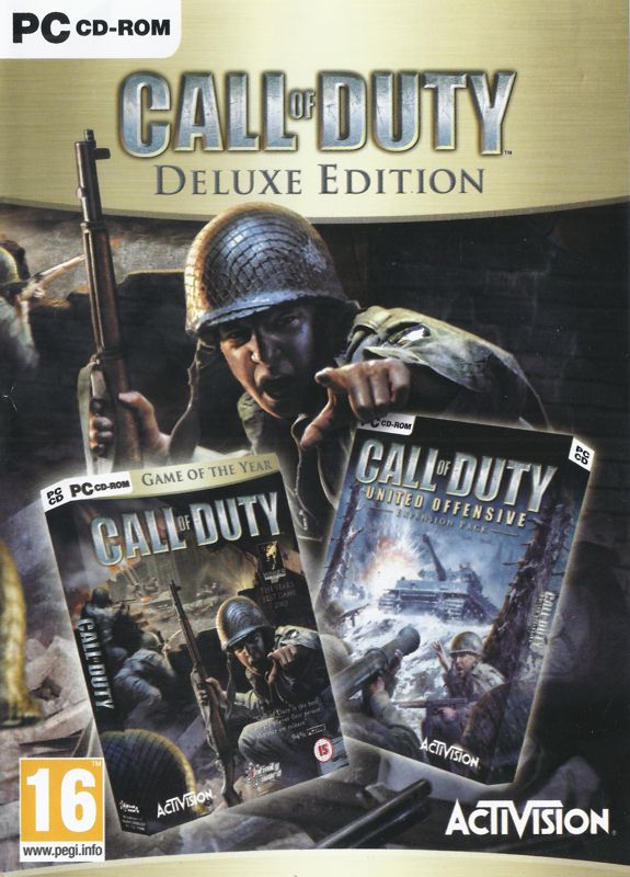 Front Cover for Call of Duty: Deluxe Edition (Windows) (Re-release)