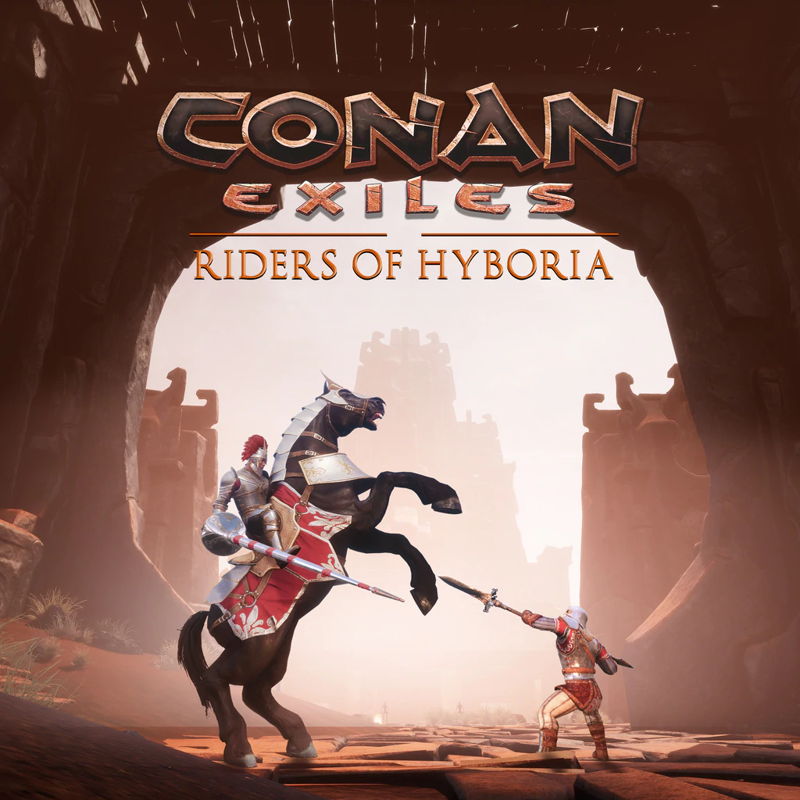 Front Cover for Conan: Exiles - Riders of Hyboria (PlayStation 4) (download release)