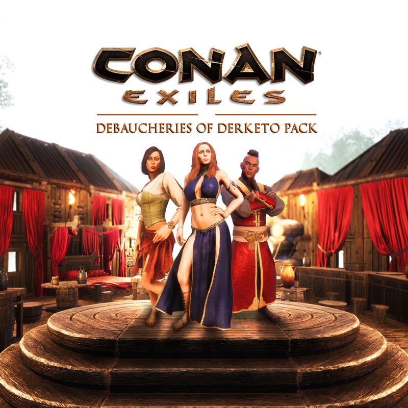 Front Cover for Conan: Exiles - Debaucheries of Derketo Pack (PlayStation 4) (download release)