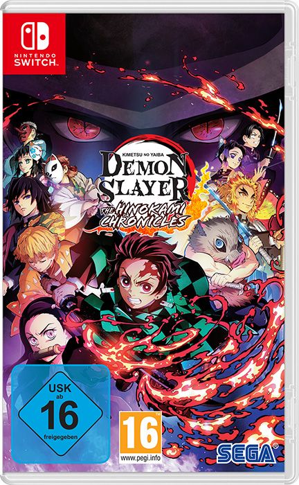 Front Cover for Demon Slayer: Kimetsu no Yaiba - The Hinokami Chronicles (Nintendo Switch) (download release)