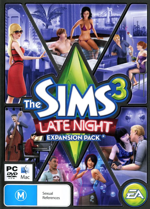 Front Cover for The Sims 3: Late Night (Macintosh and Windows)