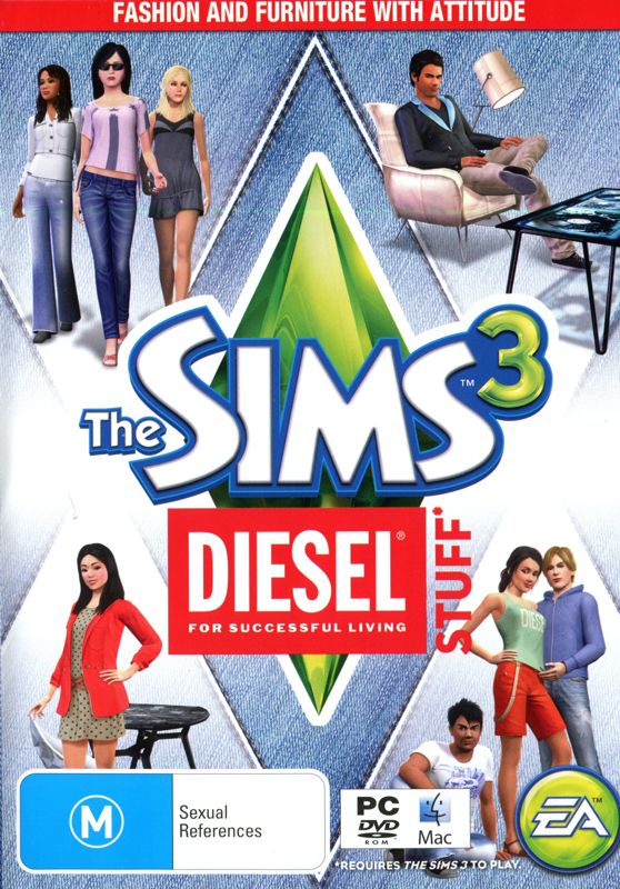 Front Cover for The Sims 3: Diesel Stuff (Macintosh and Windows)