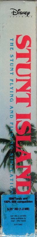 Spine/Sides for Stunt Island (DOS): Left