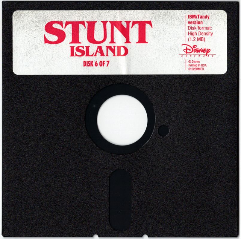 Media for Stunt Island (DOS): Disk 6