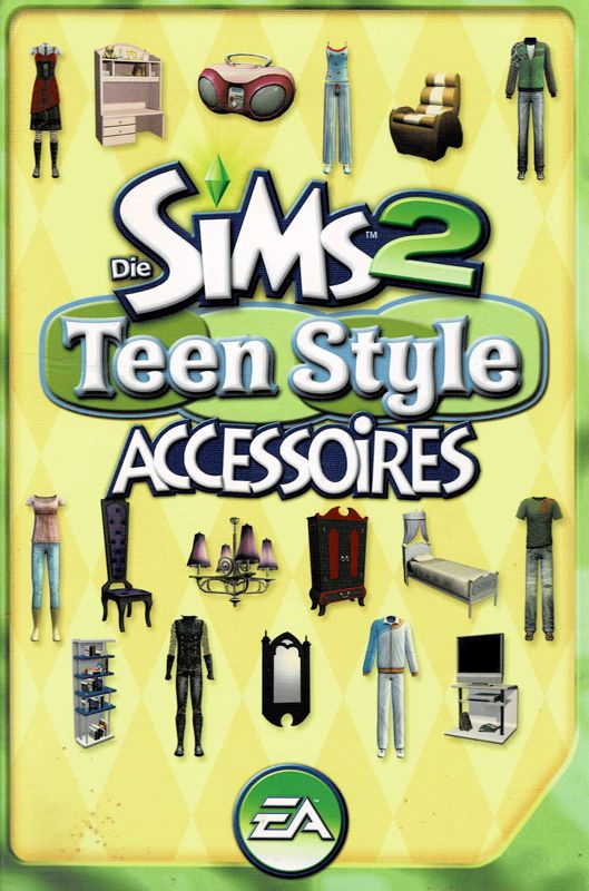 Manual for The Sims 2: Teen Style Stuff (Windows): Front