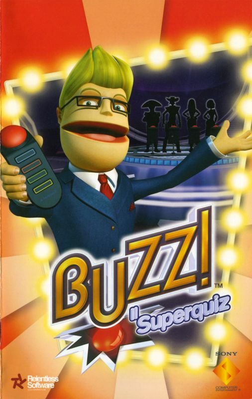 Manual for Buzz! The BIG Quiz (PlayStation 2): Front