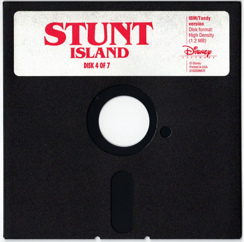 Media for Stunt Island (DOS): Disk 4