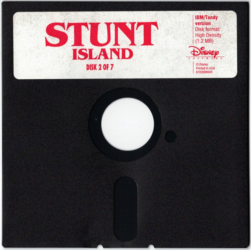 Media for Stunt Island (DOS): Disk 2