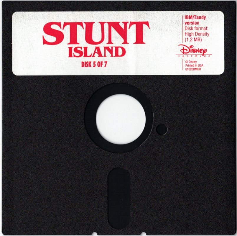 Media for Stunt Island (DOS): Disk 5
