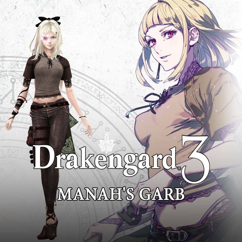 Front Cover for Drakengard 3: Manah's Garb (PlayStation 3) (PSN release)