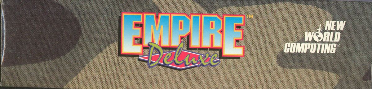 Spine/Sides for Empire Deluxe (DOS) (3.5" Floppy Disk release): Box Bottom