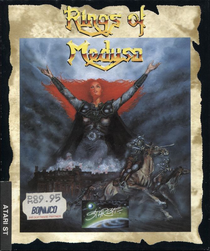 Front Cover for Rings of Medusa (Atari ST)