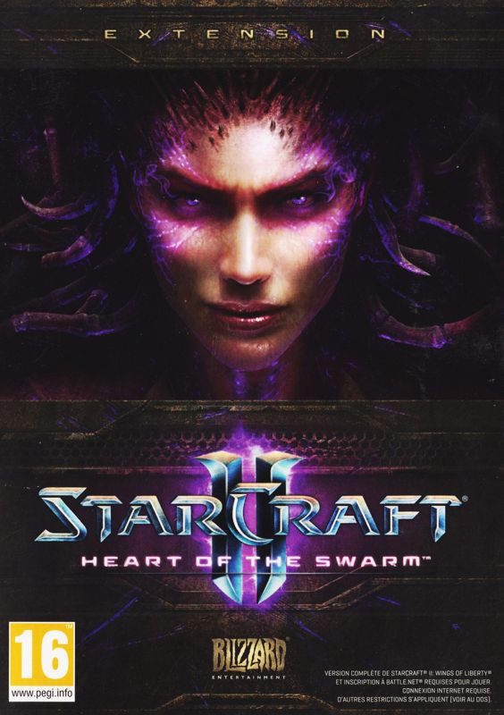 Front Cover for StarCraft II: Heart of the Swarm (Macintosh and Windows)