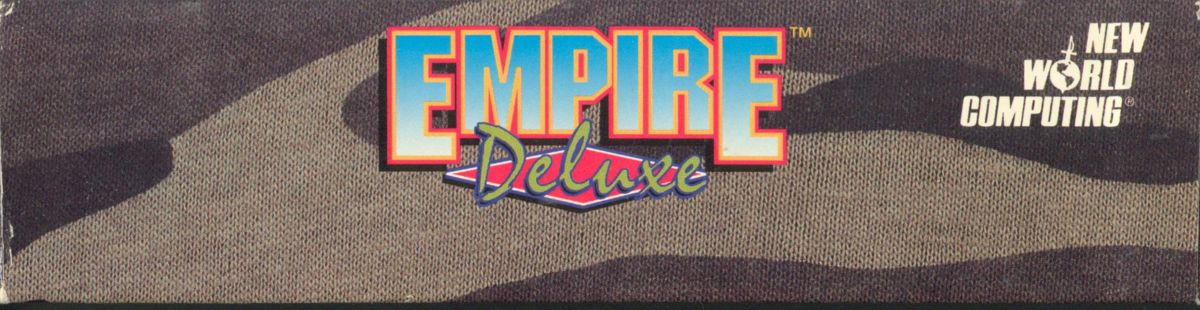 Spine/Sides for Empire Deluxe (DOS) (3.5" Floppy Disk release): Box Top