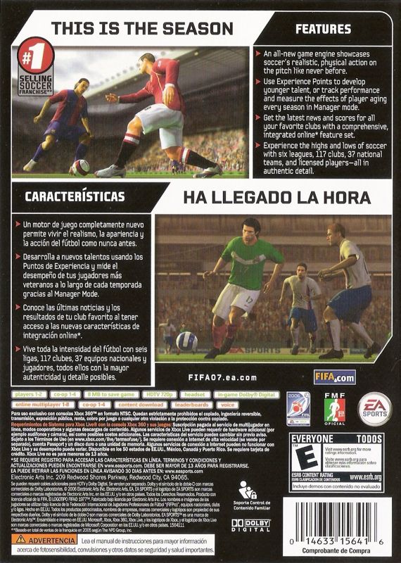 Fifa Soccer 07 Cover Or Packaging Material Mobygames