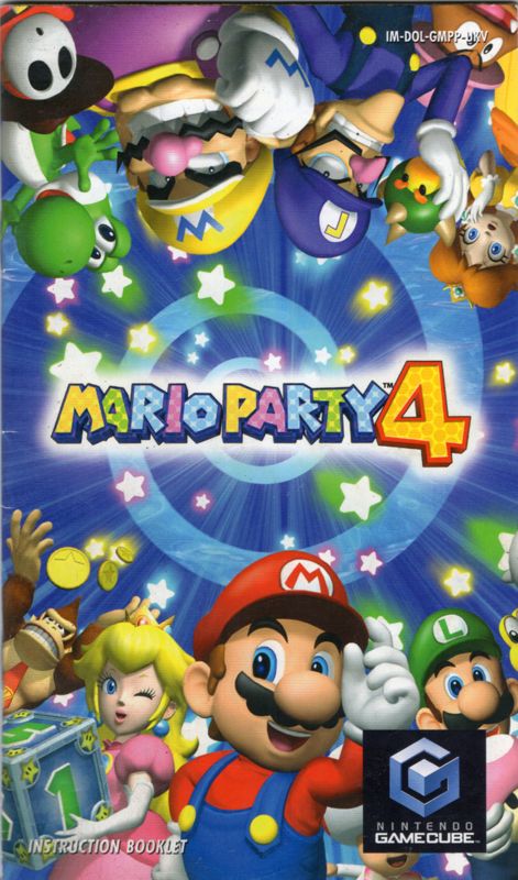 Manual for Mario Party 4 (GameCube): Front