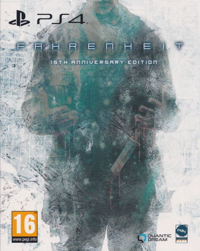 Front Cover for Fahrenheit: 15th Anniversary Edition (PlayStation 4)