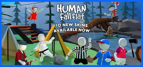 Front Cover for Human: Fall Flat (Macintosh and Windows) (Steam release; after Linux support was discontinued): 10 New Skins (2022) update