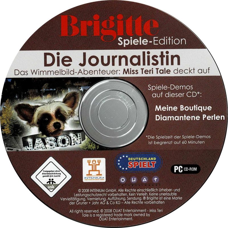 Media for Miss Teri Tale: Episode I - Where's Jason (Windows) (Brigitte Spiele-Edition release)