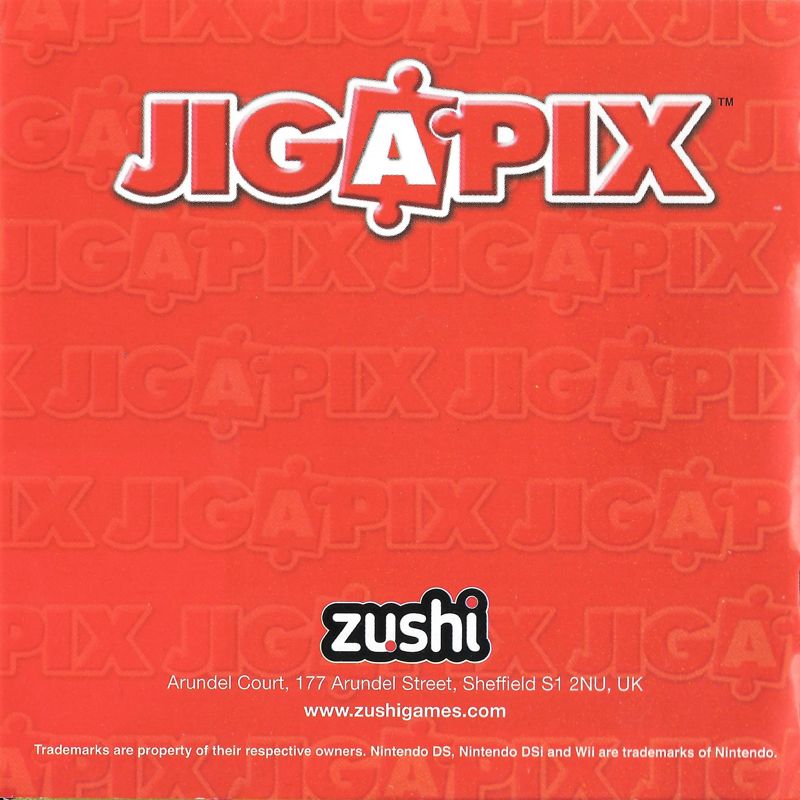 Advertisement for Jig-A-Pix Wild World (Nintendo DS): Back