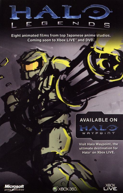 Advertisement for Halo 3: ODST (Xbox 360): Front