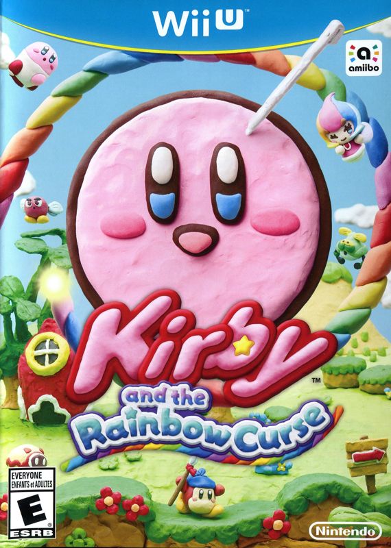 Front Cover for Kirby and the Rainbow Curse (Wii U)