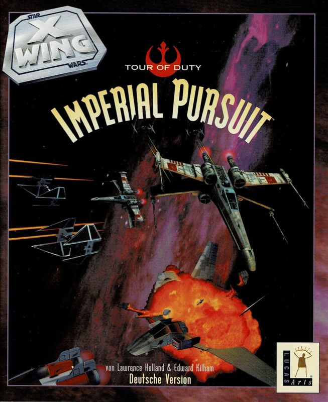 Manual for Star Wars: X-Wing - Imperial Pursuit (DOS) (1st German Alternate Release (Game in English, Manual in German)): Front