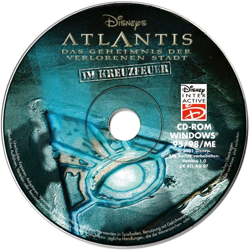 Media for Disney's Atlantis: The Lost Empire - Trial by Fire (Windows)