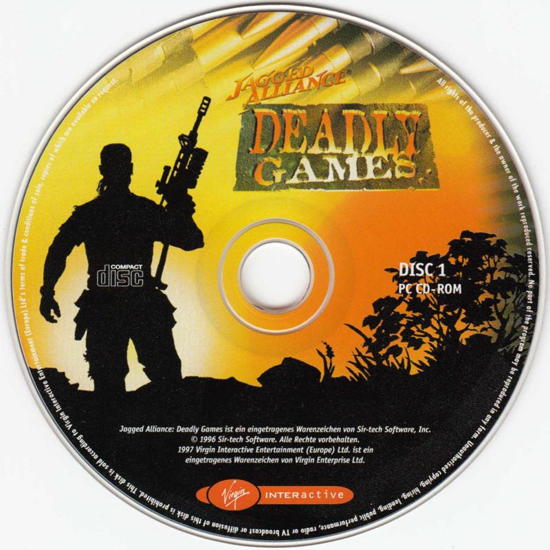 Media for Jagged Alliance: Deadly Games (DOS): Disc 1