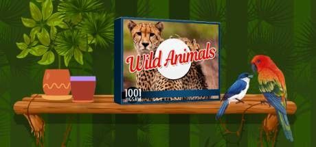 Front Cover for 1001 Jigsaw: Wild Animals (Windows) (Steam release)