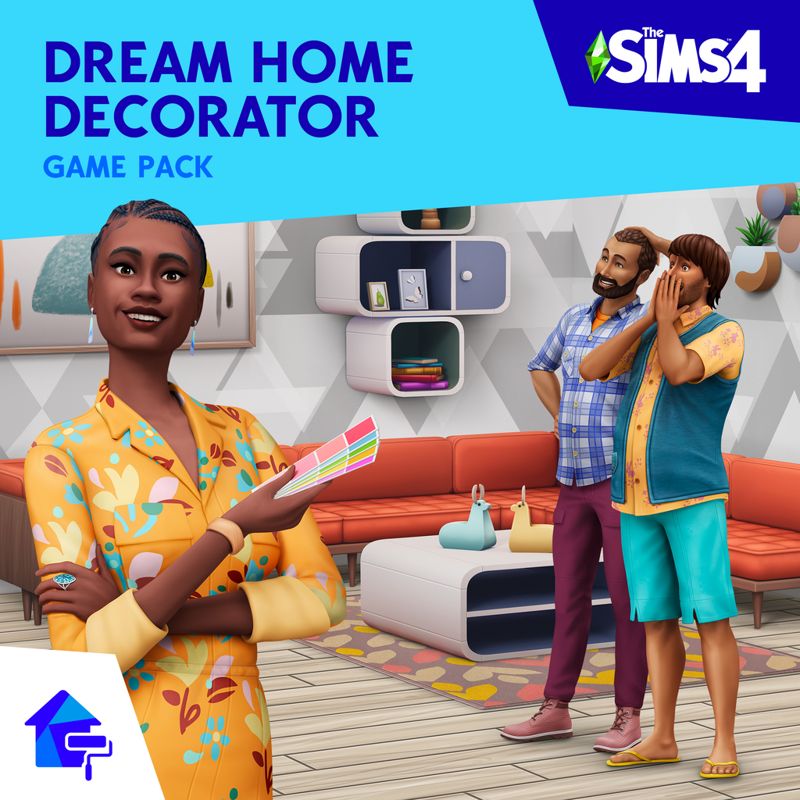 Front Cover for The Sims 4: Dream Home Decorator Game Pack (PlayStation 4) (download release)