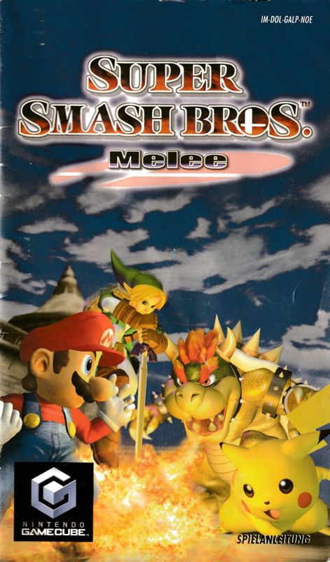 Manual for Super Smash Bros.: Melee (GameCube): Front