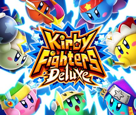 Front Cover for Kirby Fighters Deluxe (Nintendo 3DS) (download release)