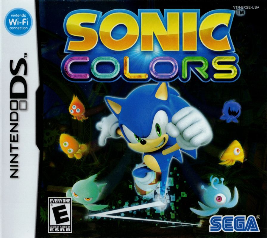 Sonic Colors Nintendo DS Box Art Cover by Dario