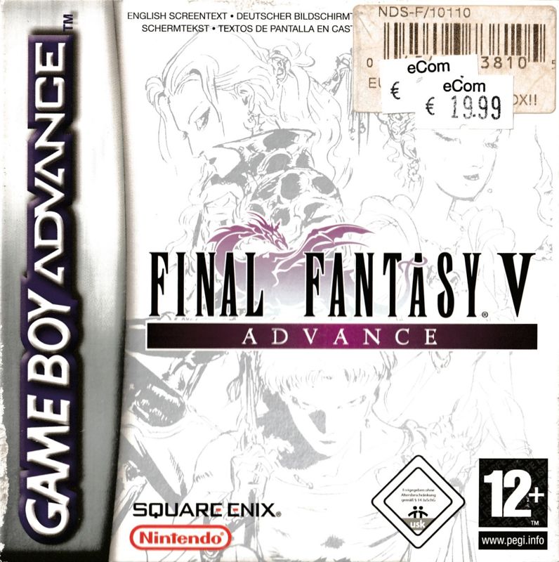 Front Cover for Final Fantasy V Advance (Game Boy Advance)